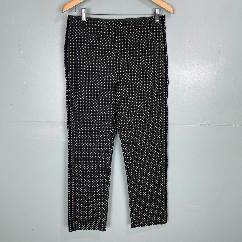 Gretchen Scott Foulardio Pull On Pant Green Polkadot Sz‎ XL